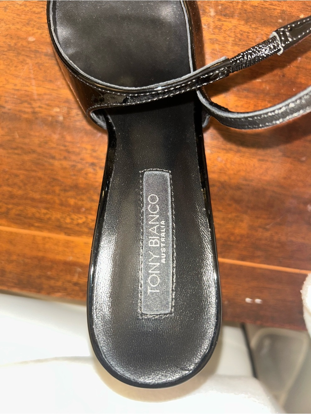 Black Tony Bianco stiletto heels - Picture 7 of 7